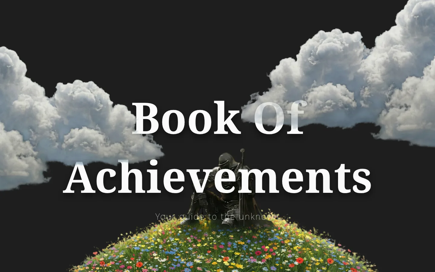 Book Of Achievements web sitesinin ana sayfası